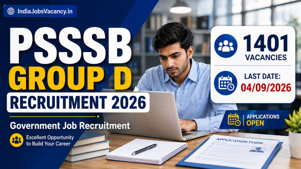 PSSSB Group D Recruitment 2026